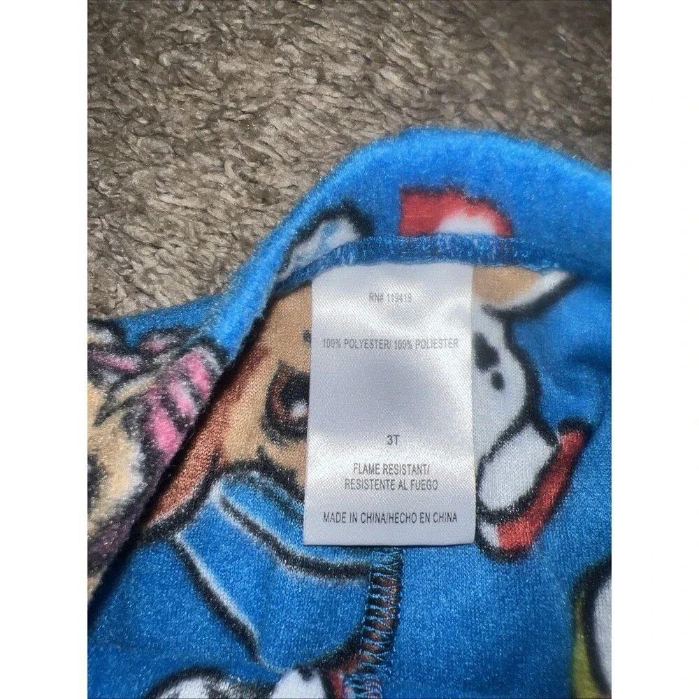 Paw Patrol Chirstmas Pajama Pants-Kids 3T
